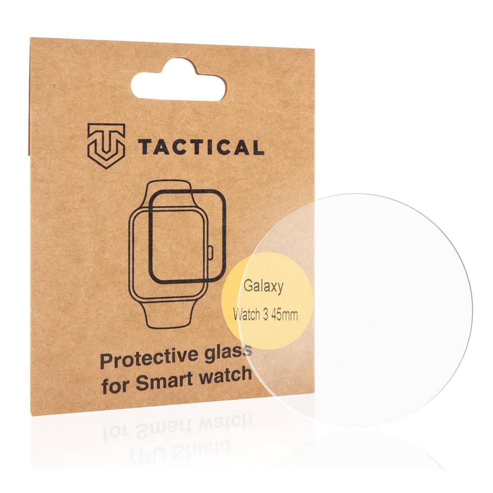 Izmael Tactical 2.5D Hodinky/Sklo pre Samsung Galaxy Watch 3 45mm  - Transparentná