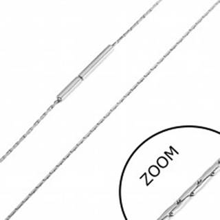 Oceľová retiazka z tenkých paličiek, 0,8 mm